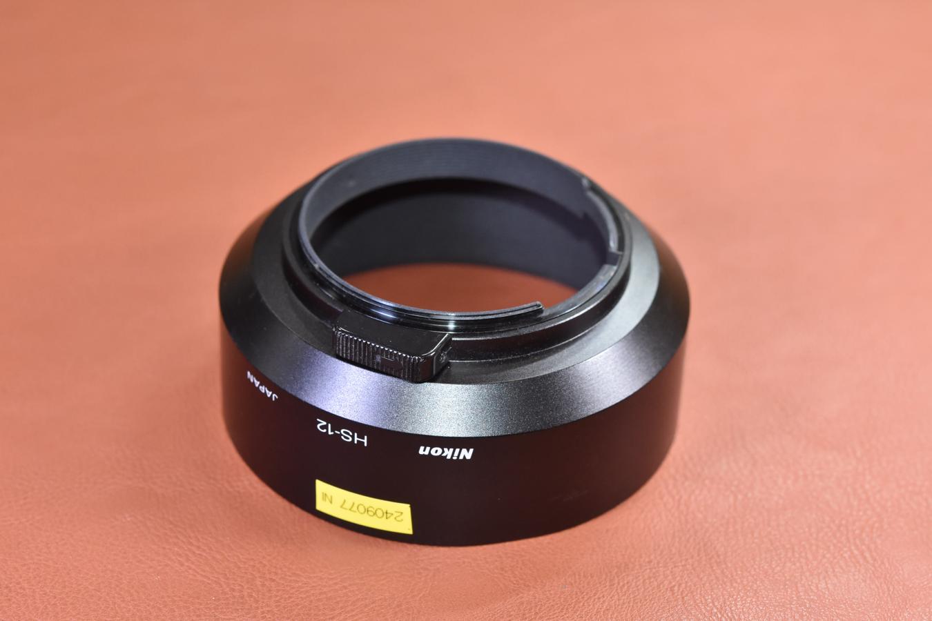 【絶版アクセサリー】Nikon METALHOOD HS-12 【Nikon Ai-S 50/1.2、Ai 50/1.2用】