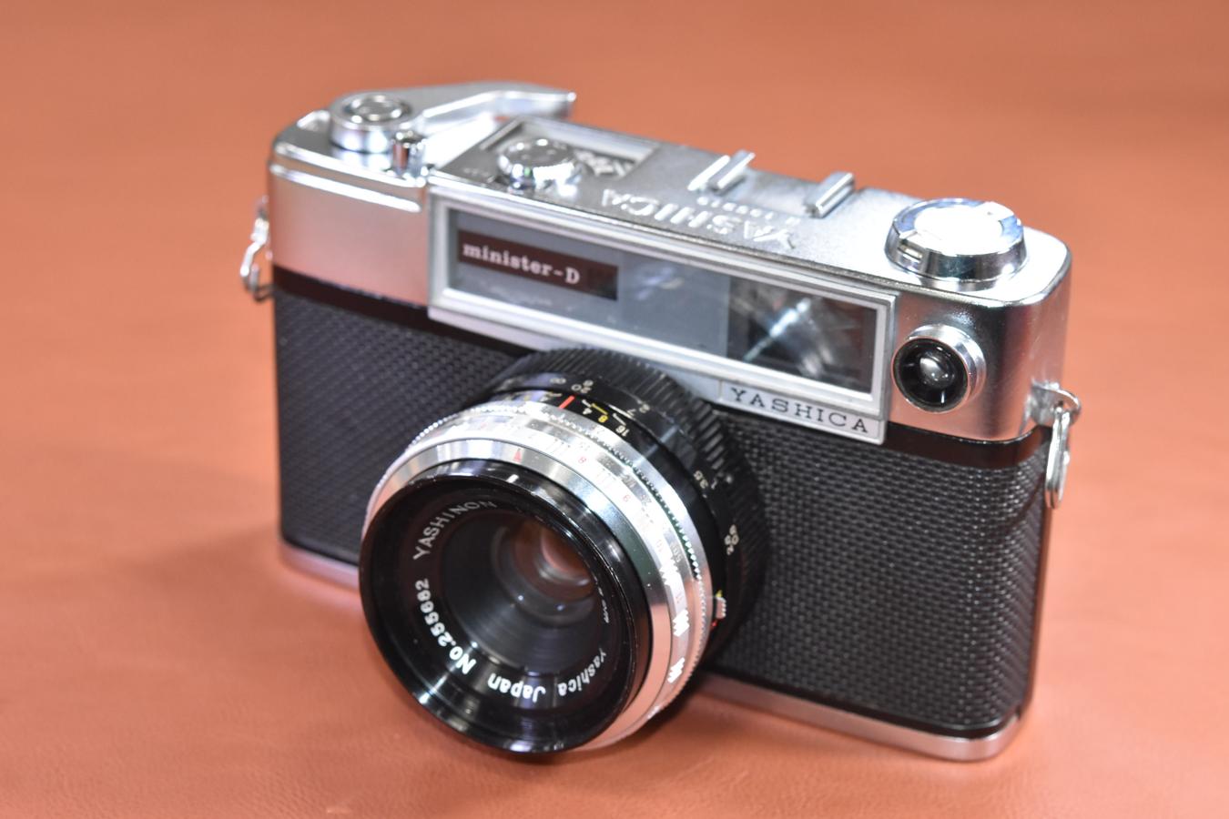 YASHICA minister-D モルト交換済【YASHINON 4.5cm F2.8 レンズ搭載】