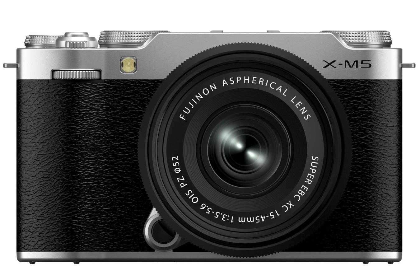 【新 品 未 使 用】FUJIFILM X-M5 XC15-45mm レンズキット[シルバー]【超品薄!!・今なら即納可】