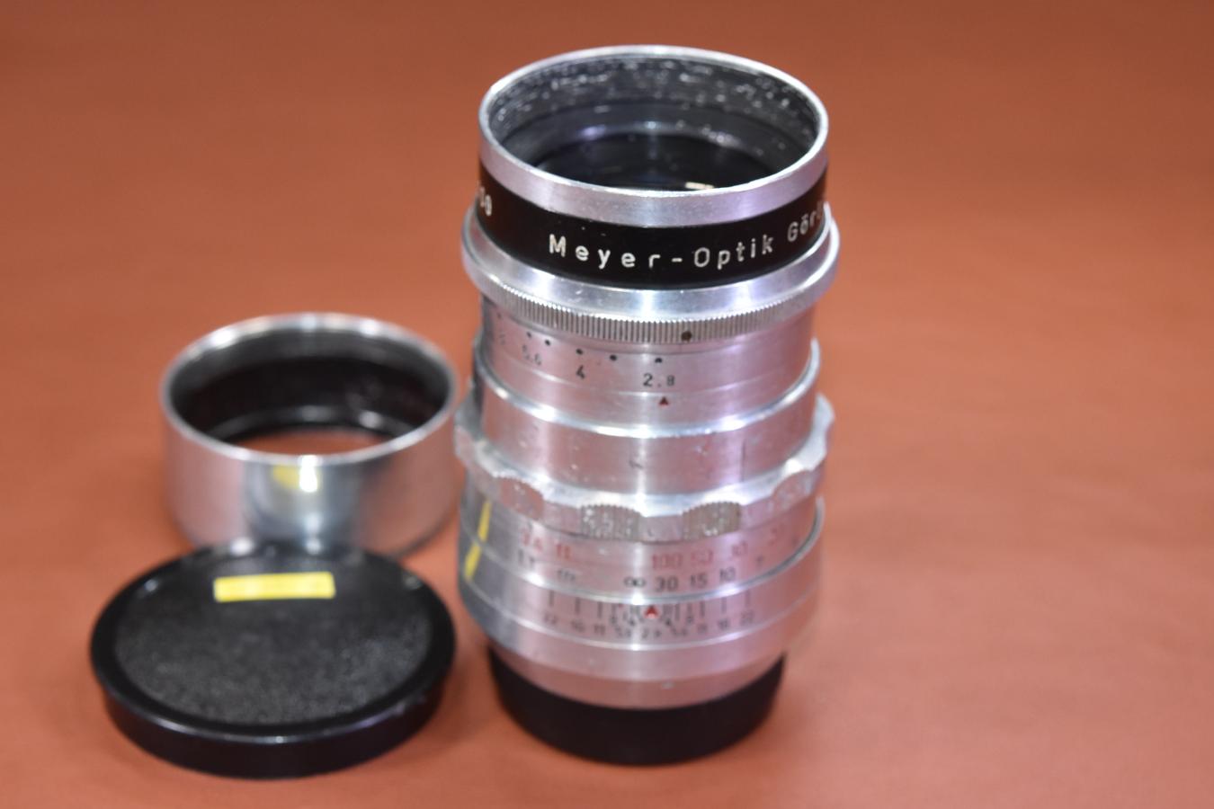 【希 少】Meyer-Oprik Gorlitz Trioplan 100mm F2.8 Silver 【M42マウントレンズ】※バブルボケで有名なオールドレンズ
