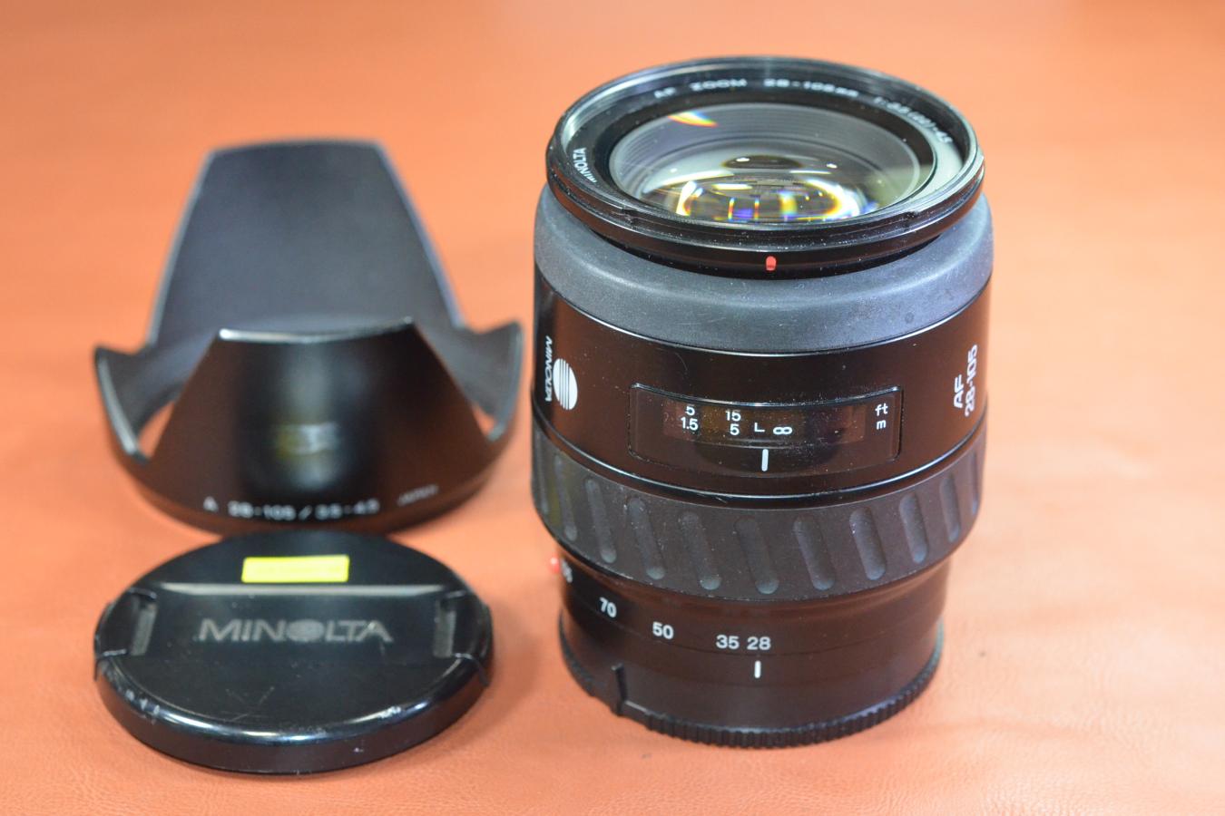 MINOLTA AF 28-105mm F3.5-4.5 【純正フード付】