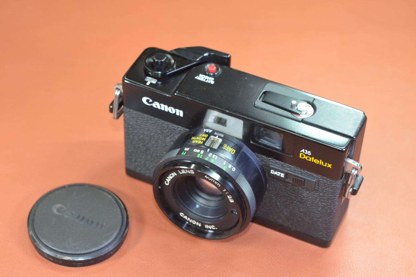 Canon A35 Datelux モルト交換済【CANON LENS 40/2.8 搭載】