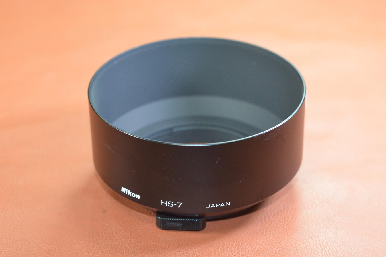 【絶版アクセサリー】Nikon METALHOOD HS-7【Nikon Ai 55/1.2、Ai-S 58/1.2ノクト等用】※キレイな物をお探しの方必見!!自信ありの逸品!!