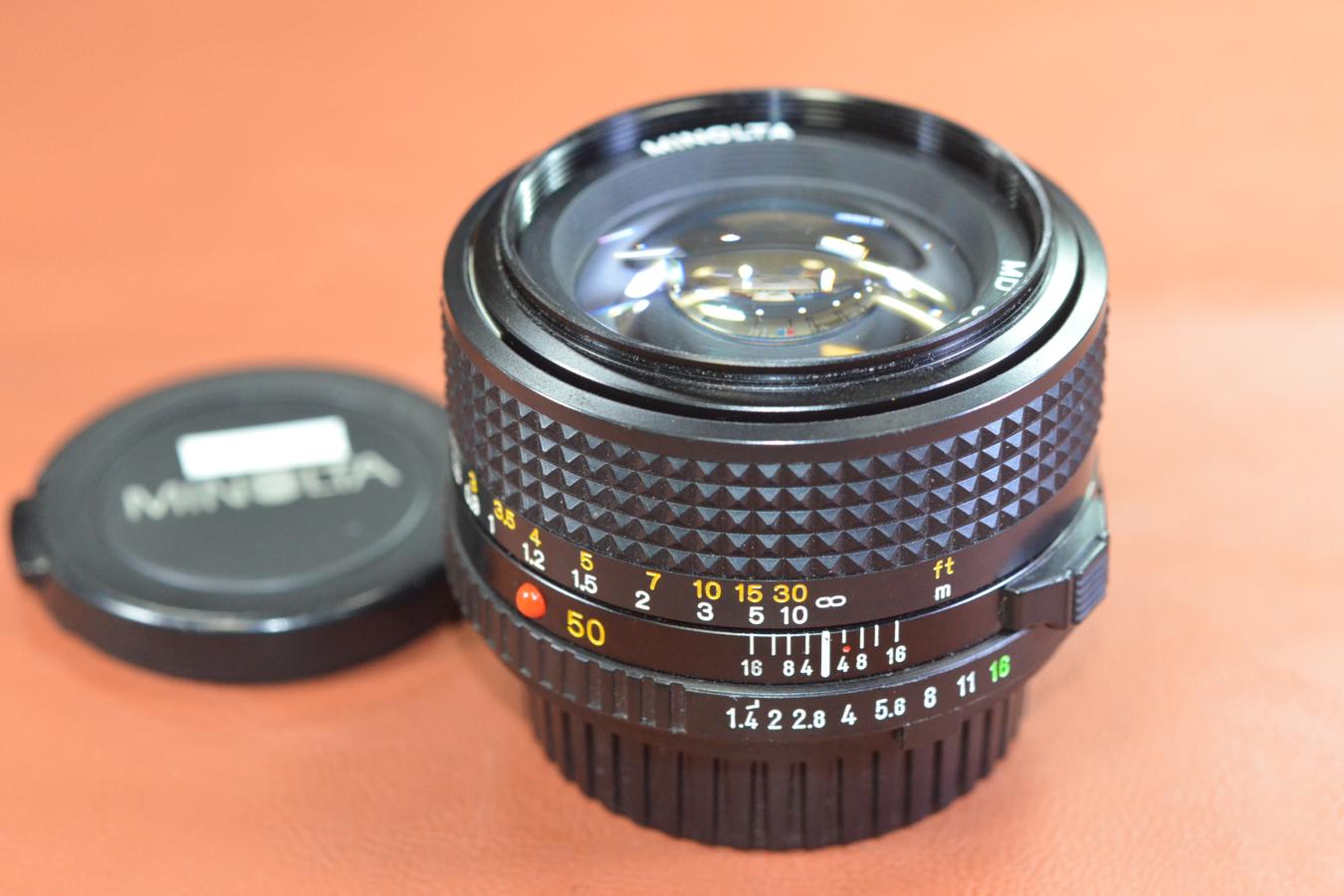 バブルボケ】動作◎ ミノルタ MD 50mm F1.4 オールドレンズ