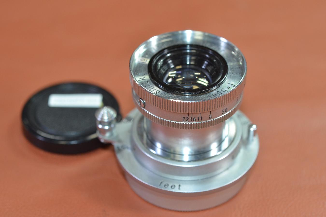 コニカ Konishiroku Hexar 50mm F3.5 沈胴【LEICA Lマウント