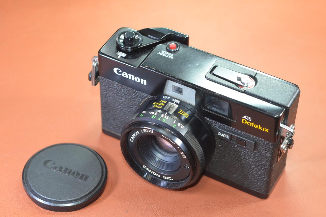 Canon A35 Datelux モルト交換済【CANON LENS 40/2.8 搭載】