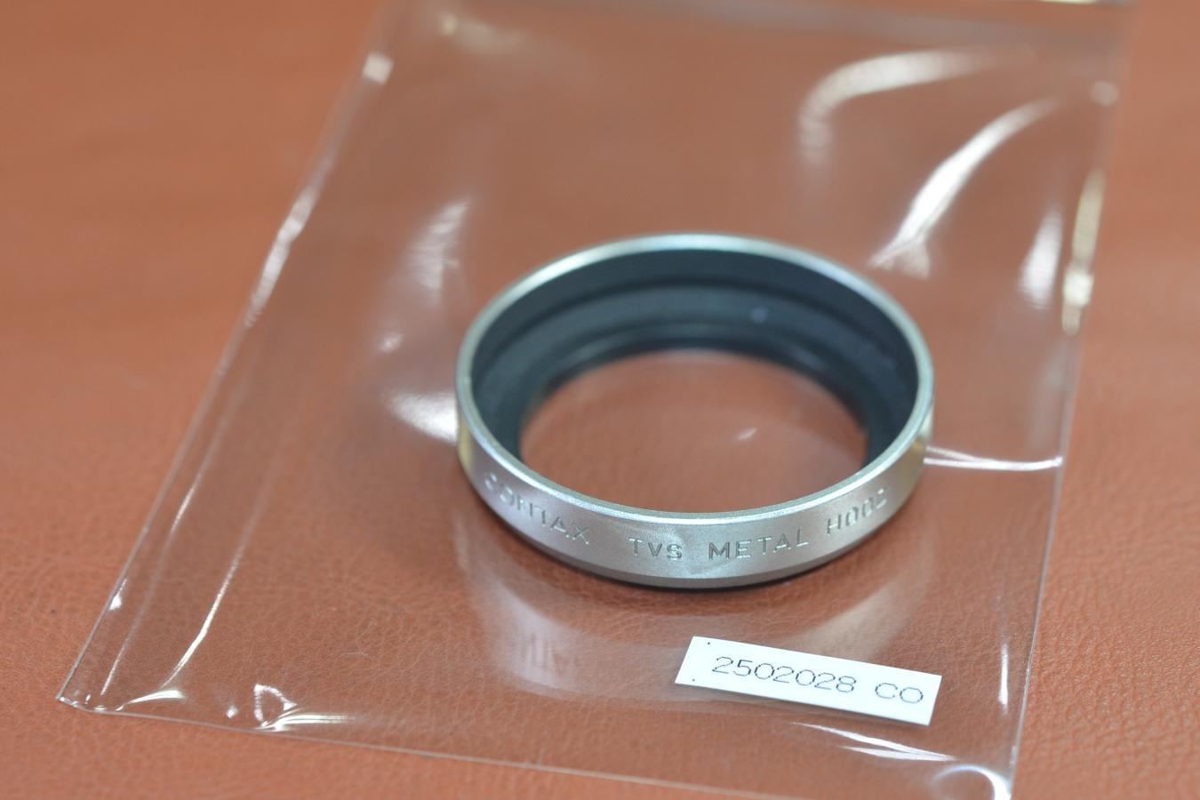 【希 少】CONTAX TVS II METAL HOOD Silver【CONTAX TVS、TVS II、T3等用】※キレイな物をお探しの方必見!!自信ありの逸品!!