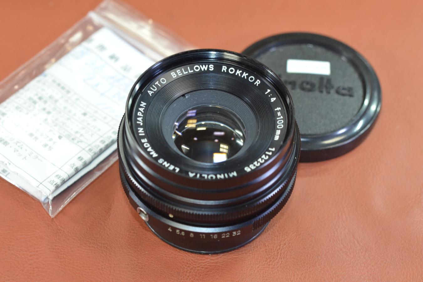 MINOLTA AUTO BELLOWS ROKKOR 100mm F4 【整備済】