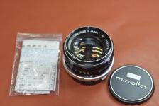 MINOLTA MC ROKKOR-PF 55mm F1.7 整備済【カメラ女子に絶大な人気のオールドレンズ】