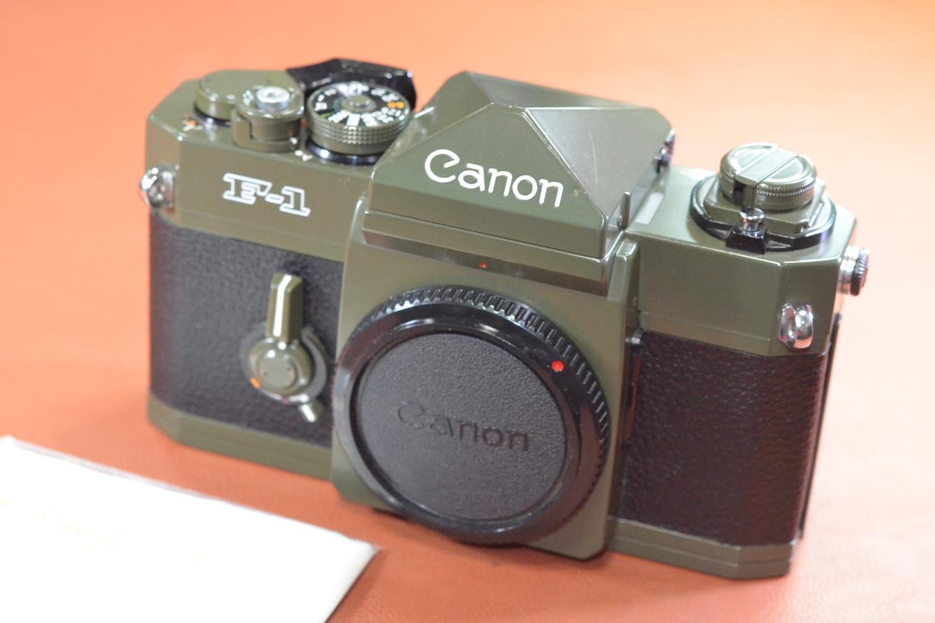 【コレクション向け】Canon F-1 OLIVE DRAB 整備済【限定3000台】