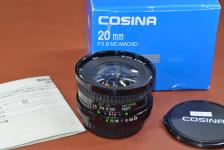 COSINA 20mm F3.8 MC WIDE ANGLE 元箱付一式 PENTAX Kマウントレンズ【キレイな物をお探しの方必見!!自信ありの逸品!!】
