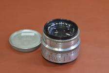 【希 少】Carl Zeiss Jena T Biotar 5.8cm F2 Silver 17枚羽 【エキザクタマウントレンズ】