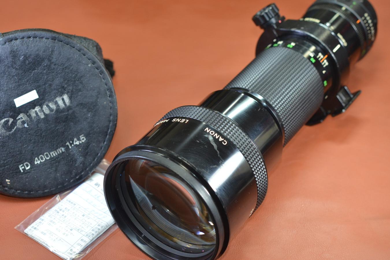 Canon NEW FD 400mm F4.5 【整備済】