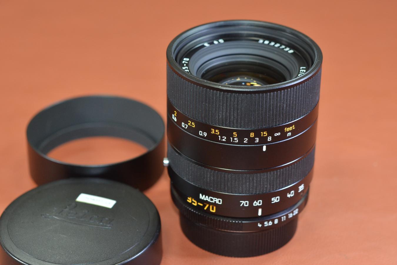 LEICA VARIO-ELMAR-R 35-70mm F4 ROM 純正フード付【キレイな物をお探しの方必見!!自信ありの逸品!!】
