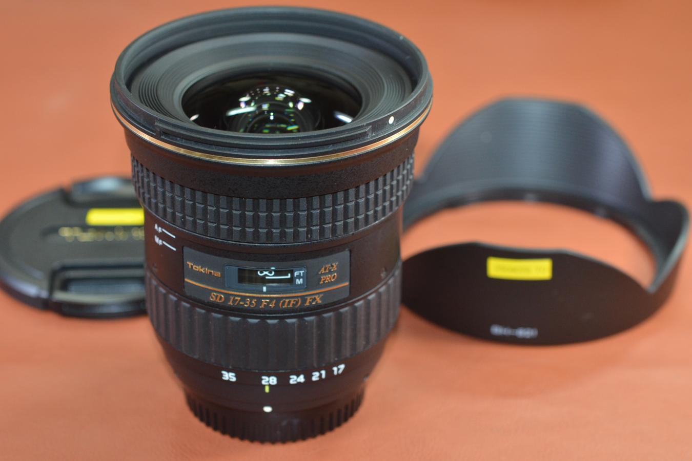 Tokina AT-X 17-35mm F4 PRO FX 純正フード付 【Nikon用】※キレイな物をお探しの方必見!!自信ありの逸品!!