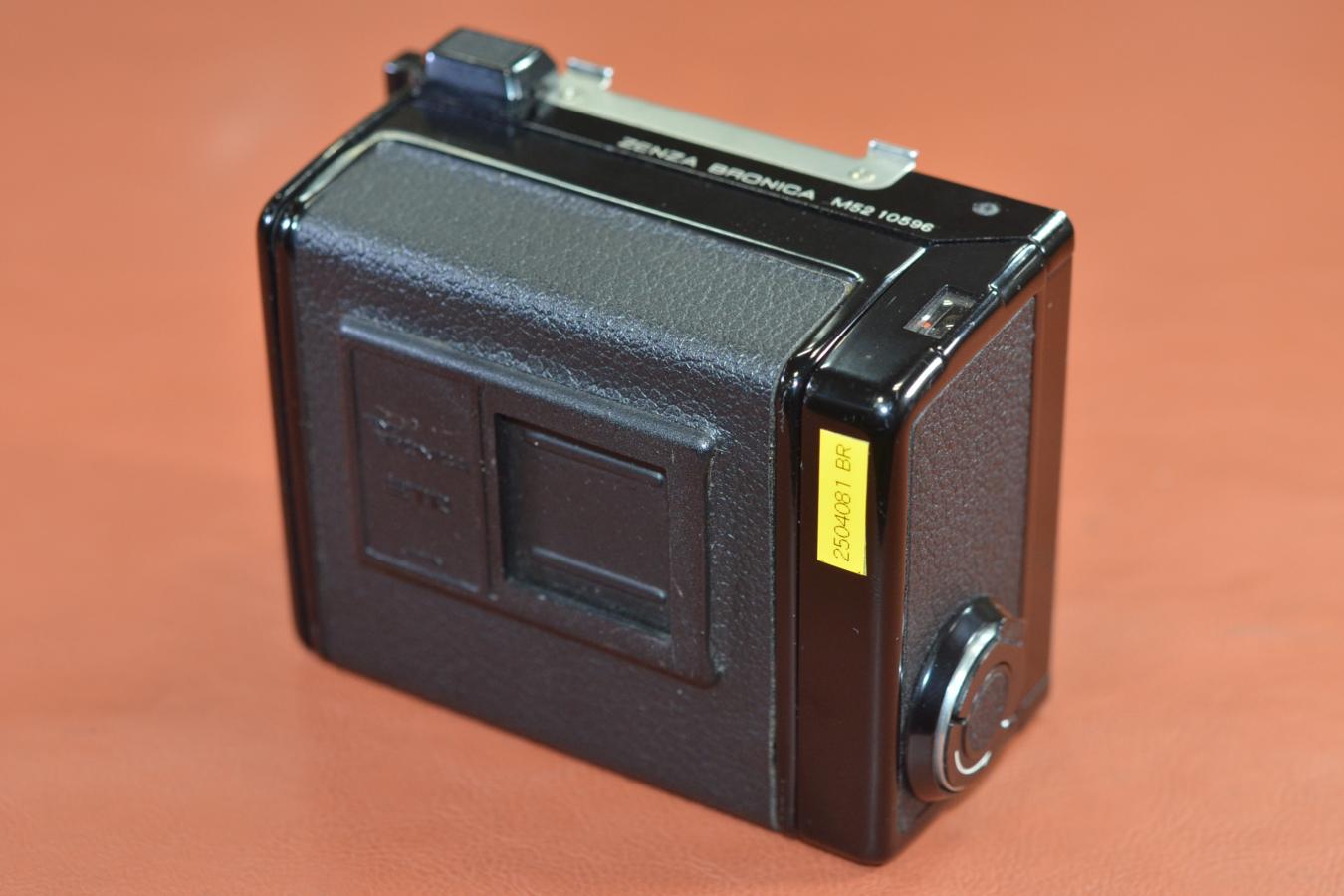 ZENZA BRONICA FILM BACK ETR 120 Black【ZENZA BRONICA ETRシリーズ用】