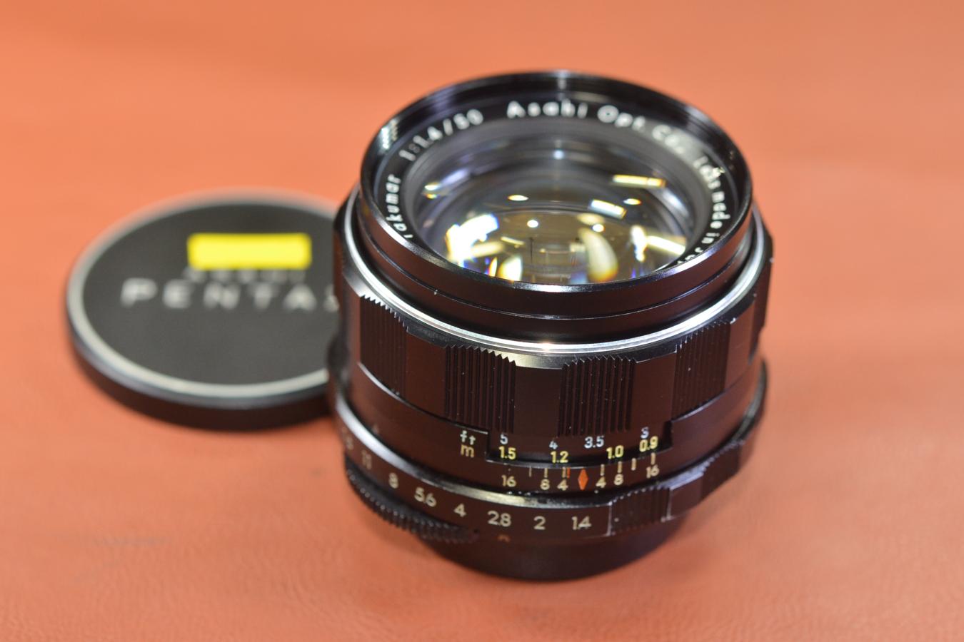 【希 少】PENTAX Super-Takumar 50mm F1.4 初期型 8枚玉 【M42マウントレンズ】
