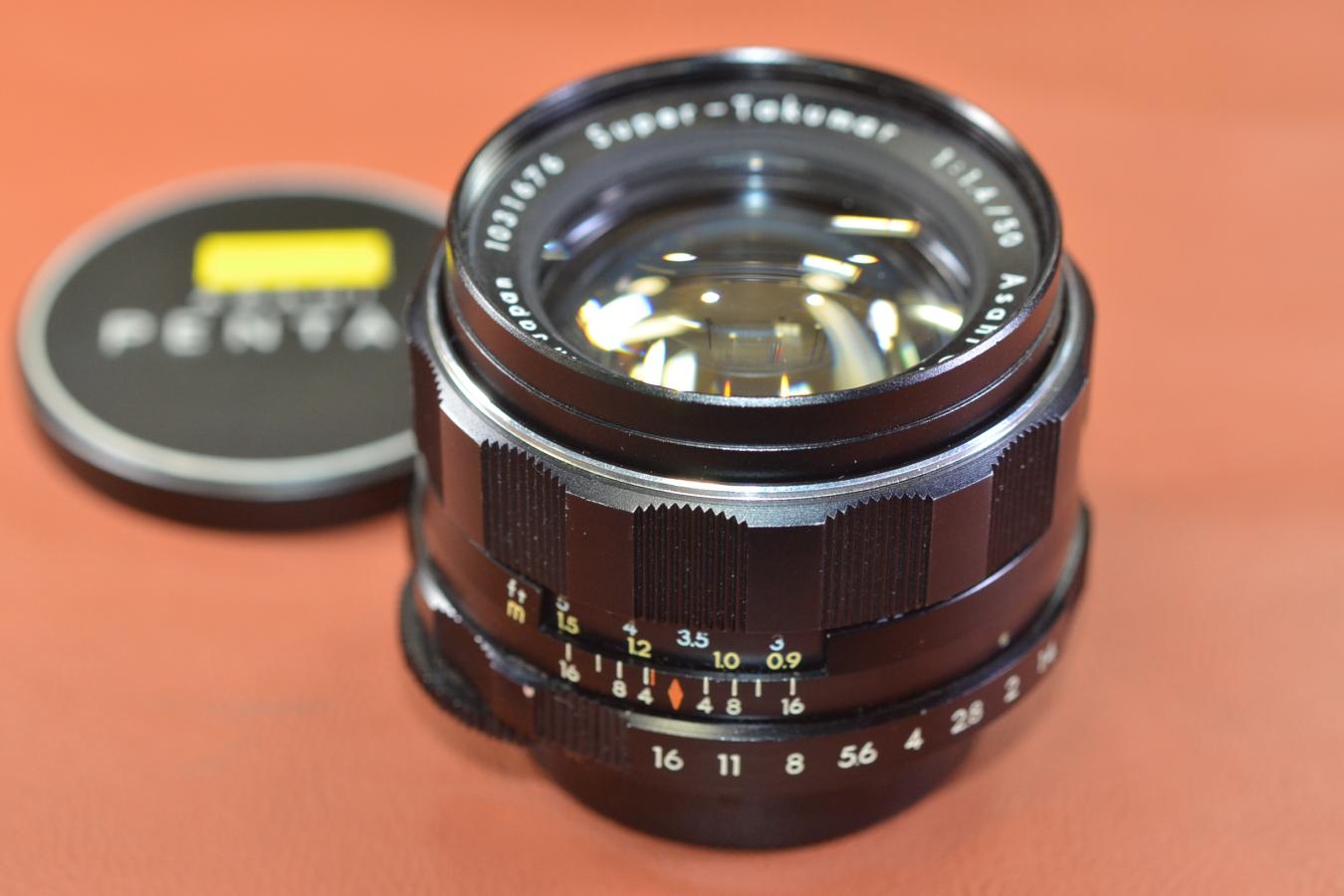 【希 少】PENTAX Super-Takumar 50mm F1.4 初期型 8枚玉 【M42マウントレンズ】