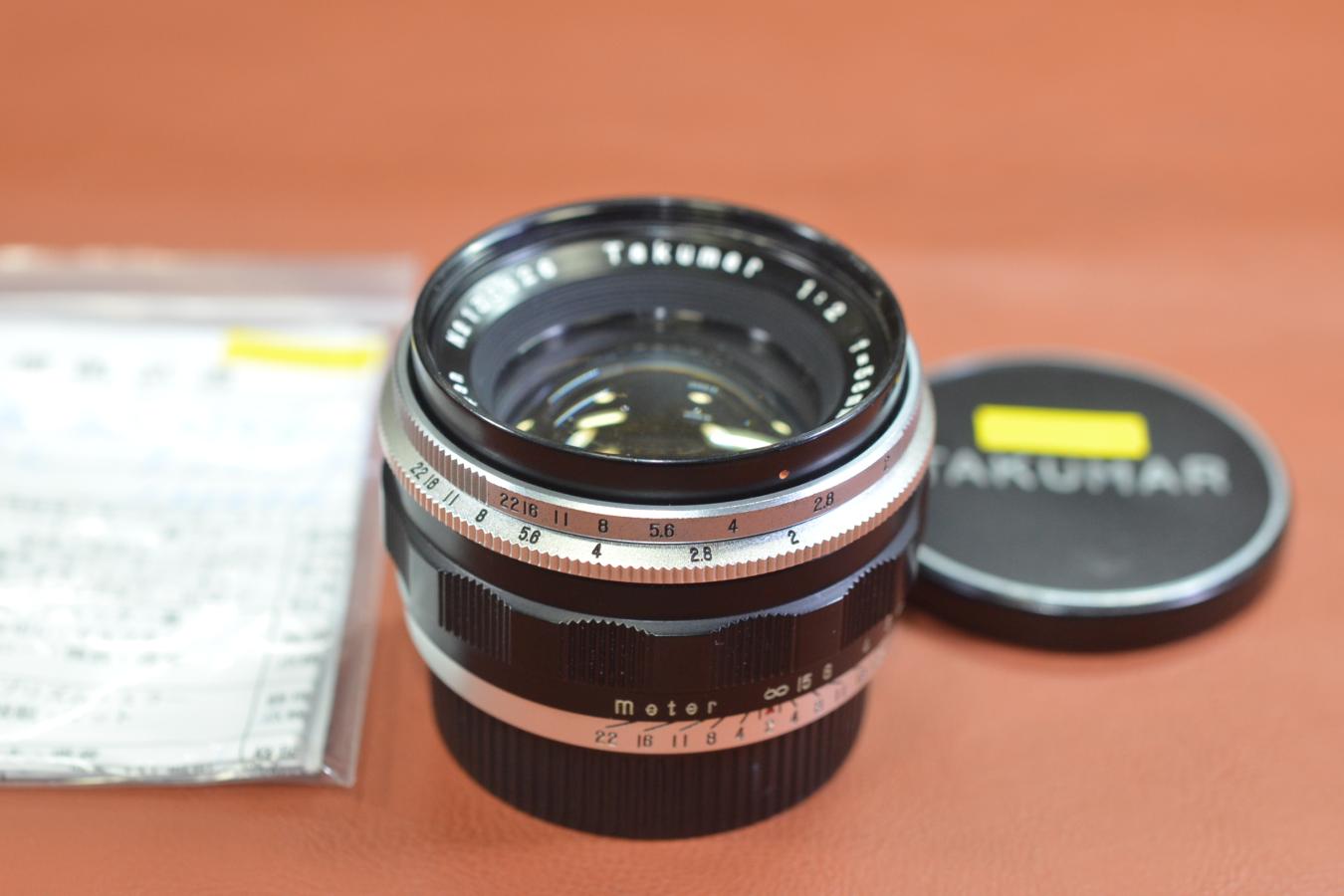 【希 少】Asahi Opt.Co,.Takumar 58mm F2 整備済 【M42マウントレンズ】