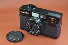 minolta HI-MATIC S モルト交換済 【MINOLTA ROKKOR 38/2.7 レンズ搭載】