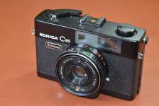 KONICA C35 flash matic Black モルト交換済 【KONICA HEXANON 38/2.8 レンズ搭載】