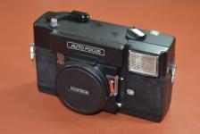 KONICA C35 AF モルト交換済 通称:ジャスピンコニカ【KONICA HEXANON 35/2.8 レンズ搭載】