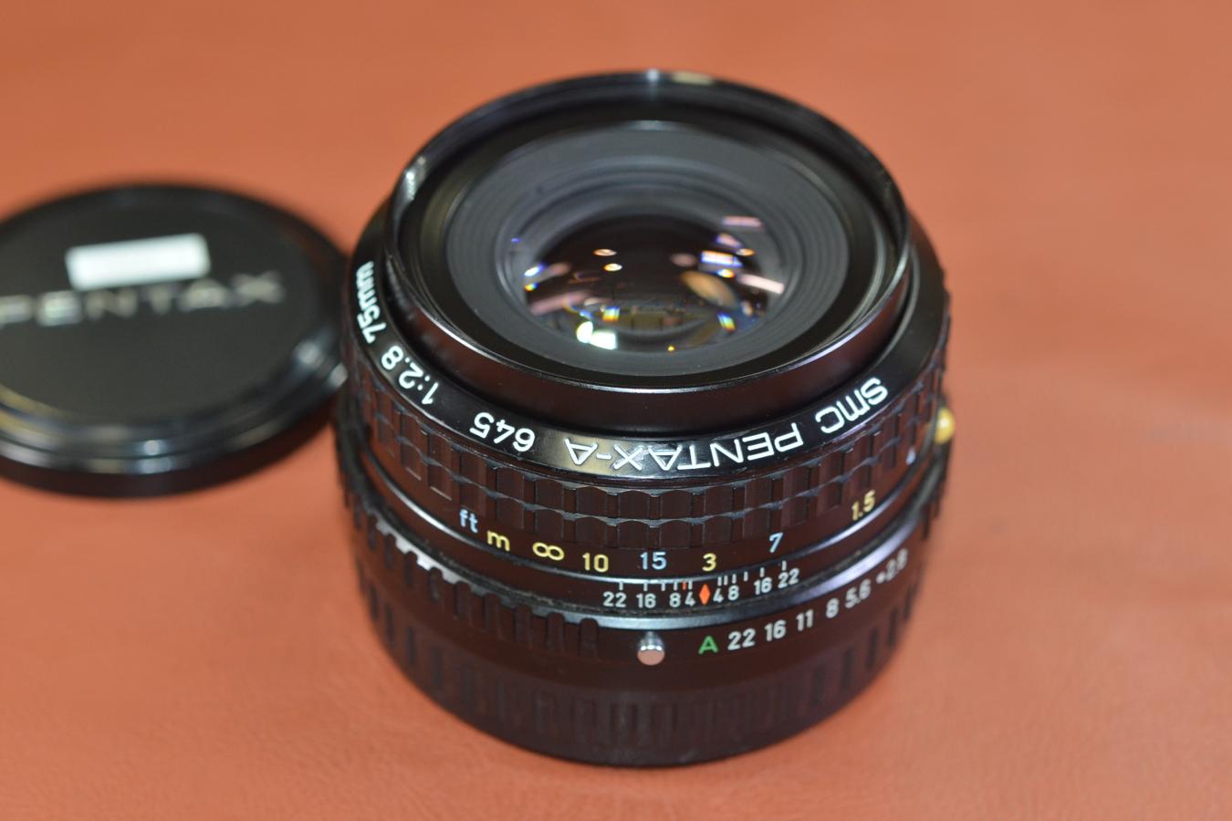 SMC PENTAX-A 645 75mm F2.8 【キレイな物をお探しの方必見!!自信ありの逸品!!】