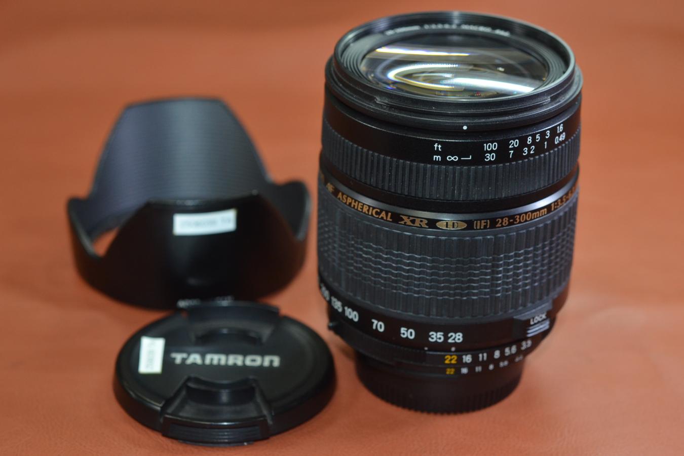 TAMRON AF 28-300mm F3.5-6.3 XR LD MACRO 純正フード付 【Model:A06 Nikon用】