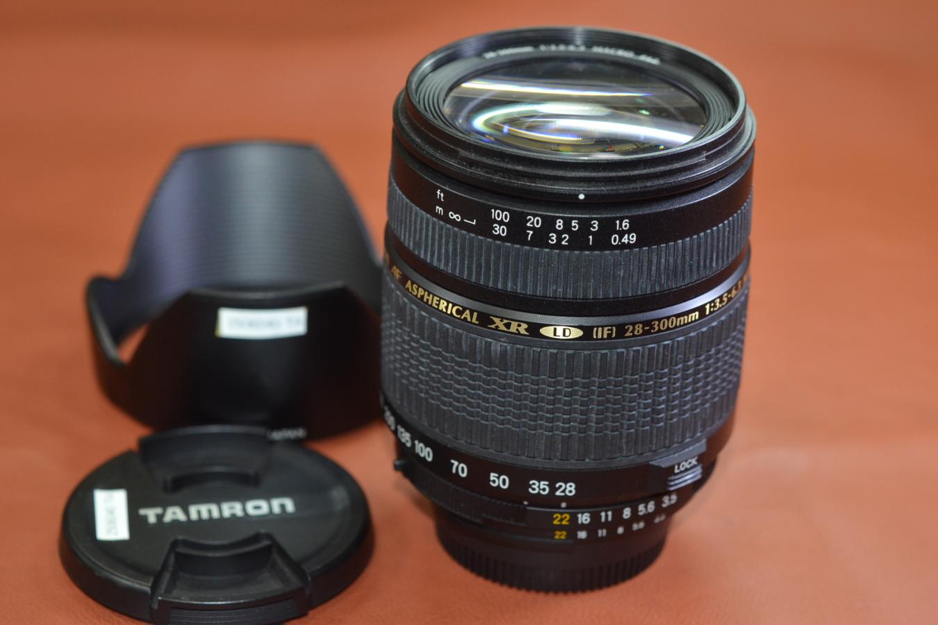 TAMRON AF 28-300mm F3.5-6.3 XR LD MACRO 純正フード付 【Model:A06 Nikon用】