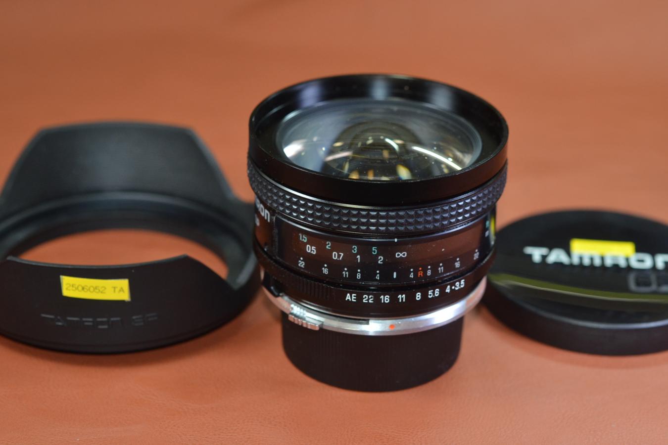 TAMRON SP 17mm F3.5 純正フード付【Model:151B ADAPTALL OMマウント付】