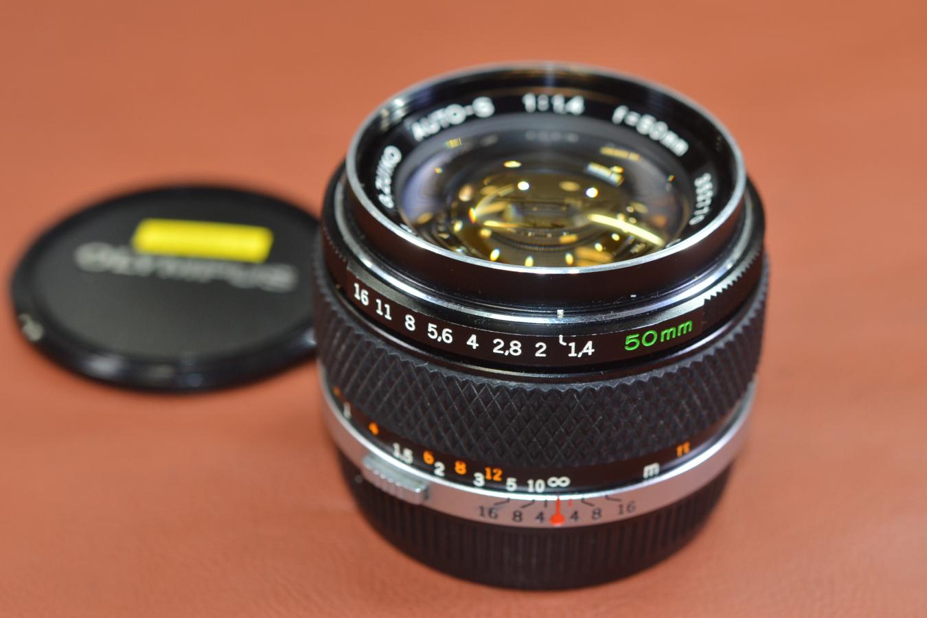 OLYMPUS G.ZUIKO AUTO-S 50mm F1.4【カメラ女子に絶大な人気のオールドレンズ 】※キレイな物をお探しの方必見!!自信ありの逸品!!