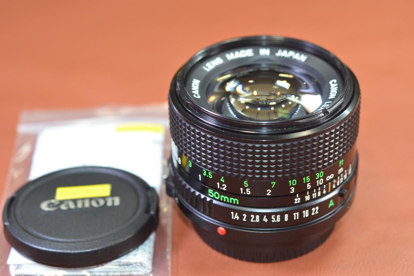 Canon NEW FD 50mm F1.4 整備済 【カメラ女子に絶大な人気のオールドレンズ】