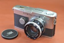  OLYMPUS PEN-FT Silver F.Zuiko Auto-S 38/1.8付 モルト交換済 【キレイな物をお探しの方必見!!自信ありの逸品!!】