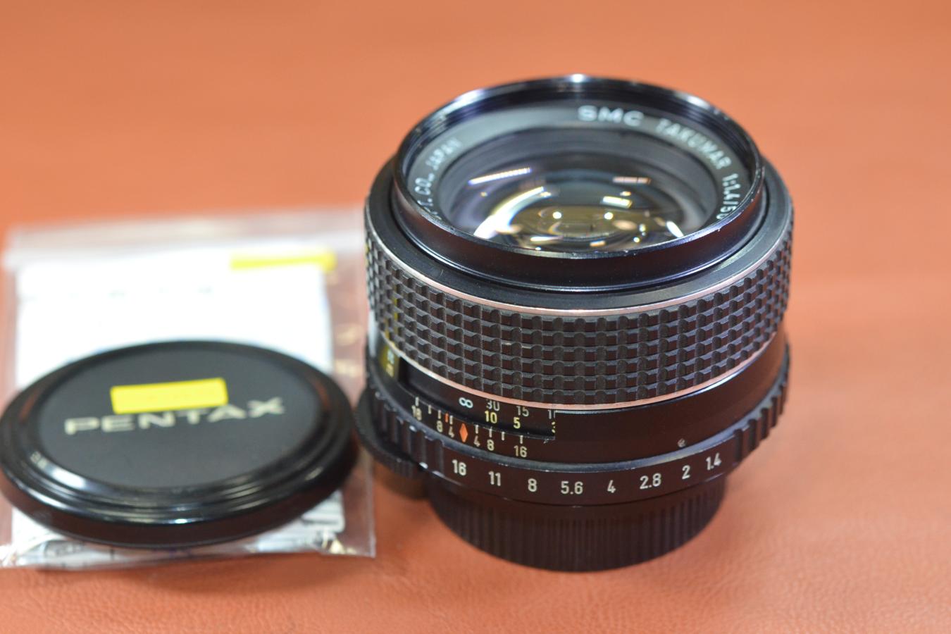 PENTAX SMC TAKUMAR 50mm F1.4 整備済【カメラ女子に絶大な人気のオールドレンズ M42マウントレンズ】