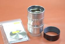 【希 少】SOM BERTHIOT TELE-CINOR 75mm F2.5 整備済 純正フード付 【Cマウントレンズ】