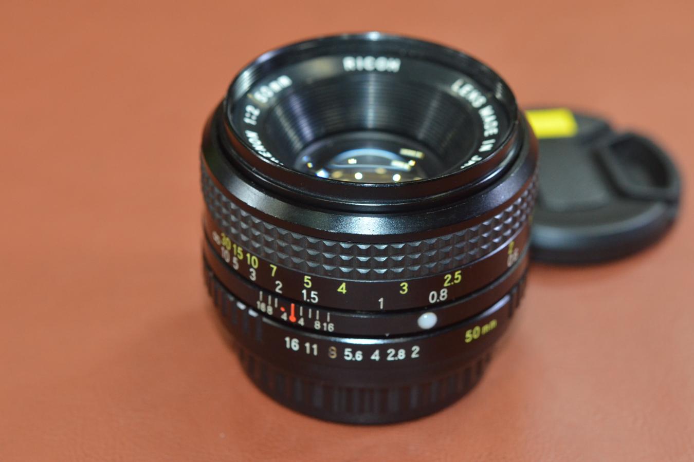 【希 少】RICOH XR RIKENON 50mm F2 前期型【富岡光学製 最短撮影距離45cm 通称:和製ズミクロン】