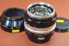 Nippon Kogaku NIKKOR-S Auto 50mm F1.4 【純正メタルフード大文字F付】