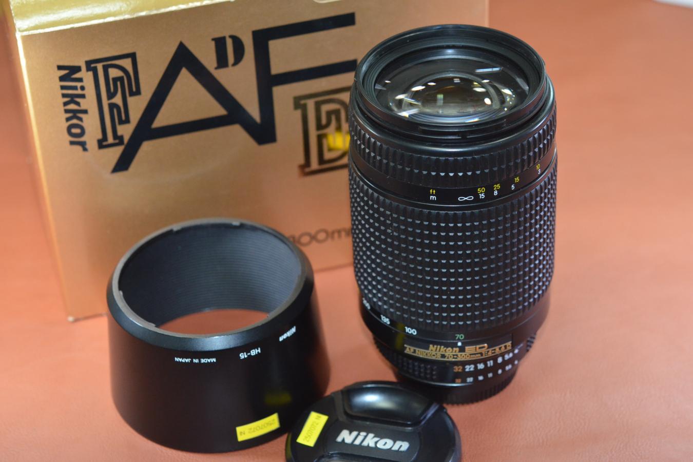 Nikon AF NIKKOR 70-300mm F4-5.6D ED 【元箱付一式】