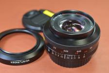 Voigtlander COLOR-SKOPAR 20mm F3.5 SL II 純正メタルフードLH-20付 【Canon EFマウントレンズ】※キレイな物をお探しの方必見!!自信ありの逸品!!