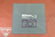 【絶版カタログ】Nikon S3 LIMITED EDITION YEAR2000 カタログ