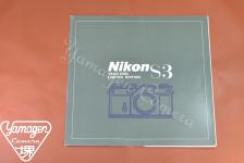 【絶版カタログ】Nikon S3 LIMITED EDITION YEAR2000 カタログ