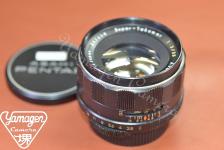 Asahi Opt.Co. Super-Takumar 55mm F2 黄色文字 初期型 【カメラ女子に絶大な人気のオールドレンズ M42マウントレンズ】