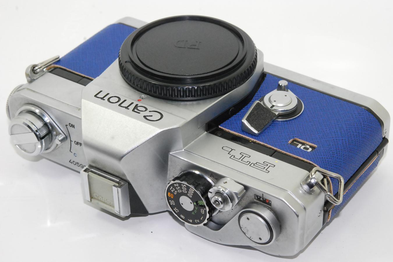 良品 CANON F-1 ブラック フィルムカメラ モルト新品交換済 B272