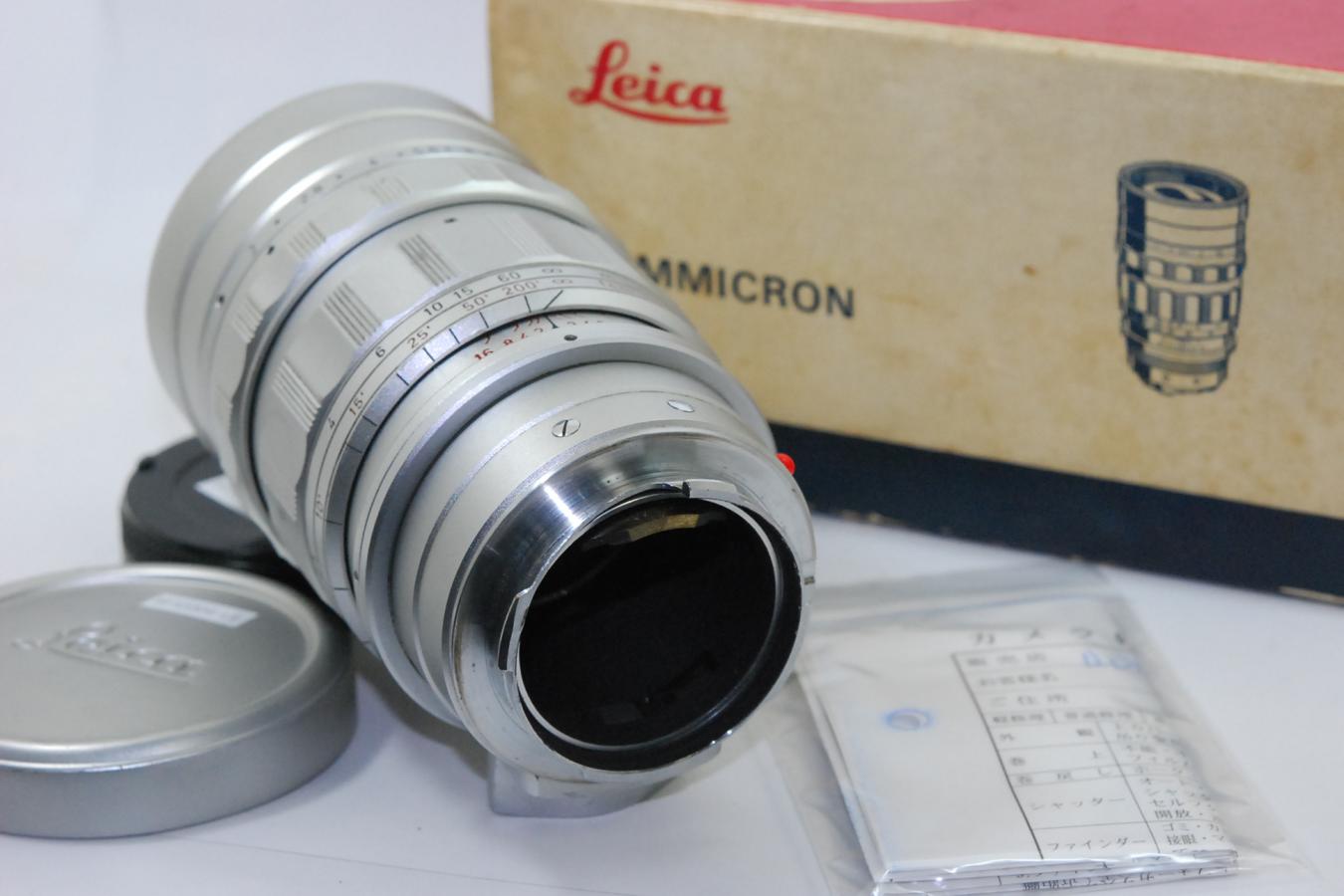 LEICA Summicron M 90mm F2 シルバー 第2世代 174万台 1960年製 【整備 ...