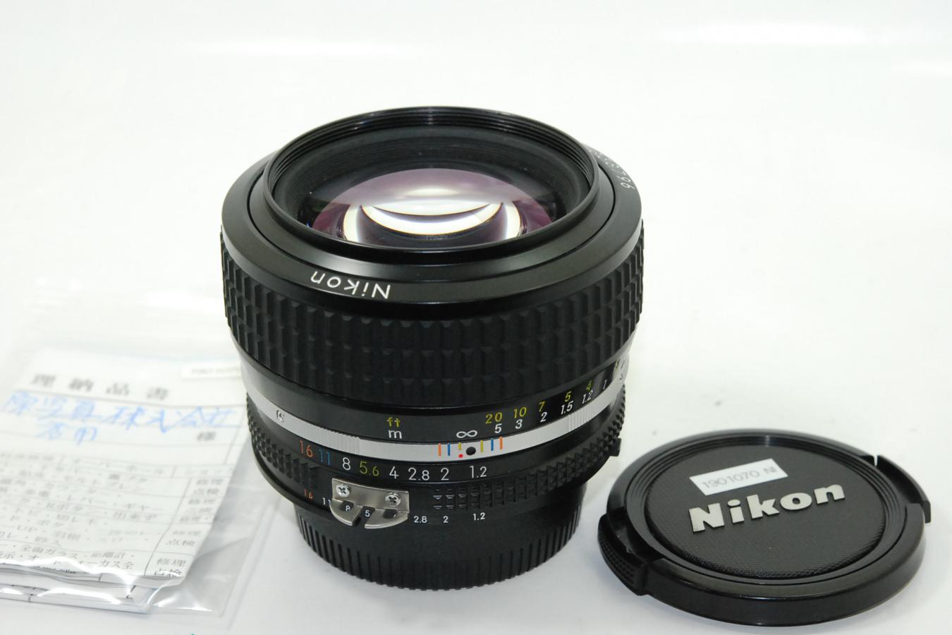 ニコン Ai-S NIKKOR 50mm F1.2 【整備済】 カメラのヤマゲン：カメラファン | 中古カメラ・レンズ検索サイト／欲しい中古
