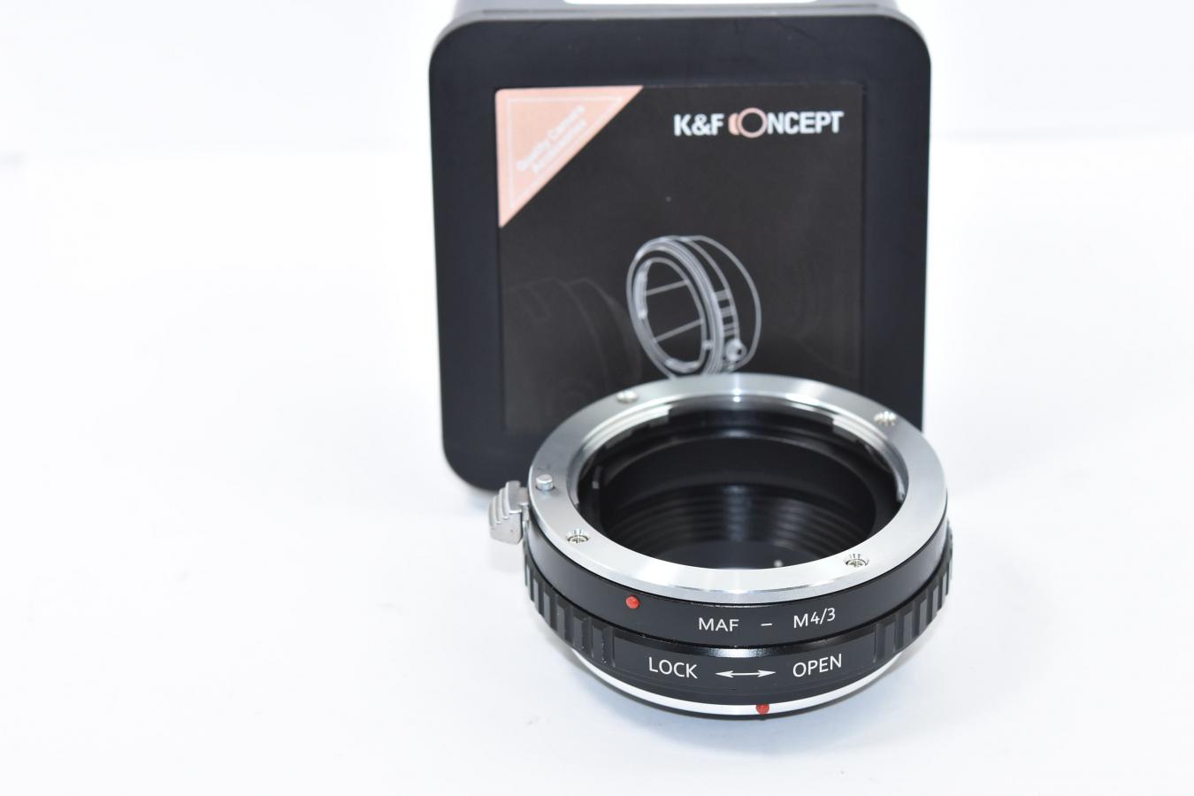 【新 品】 K&F CONCEPT KF-AAM43 【MINOLTA Aマウント→マイクロフォーサーズ変換(絞りリング付)】