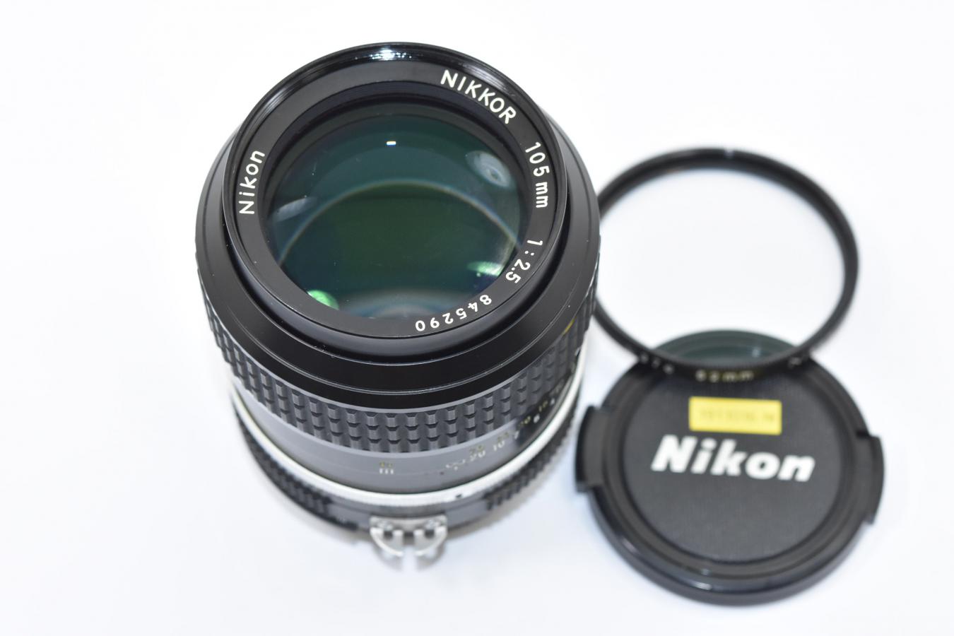 ニコン Ai NIKKOR 105mm F2.5 【純正52mm L37cフィルター付】 カメラのヤマゲン：カメラファン | 中古カメラ