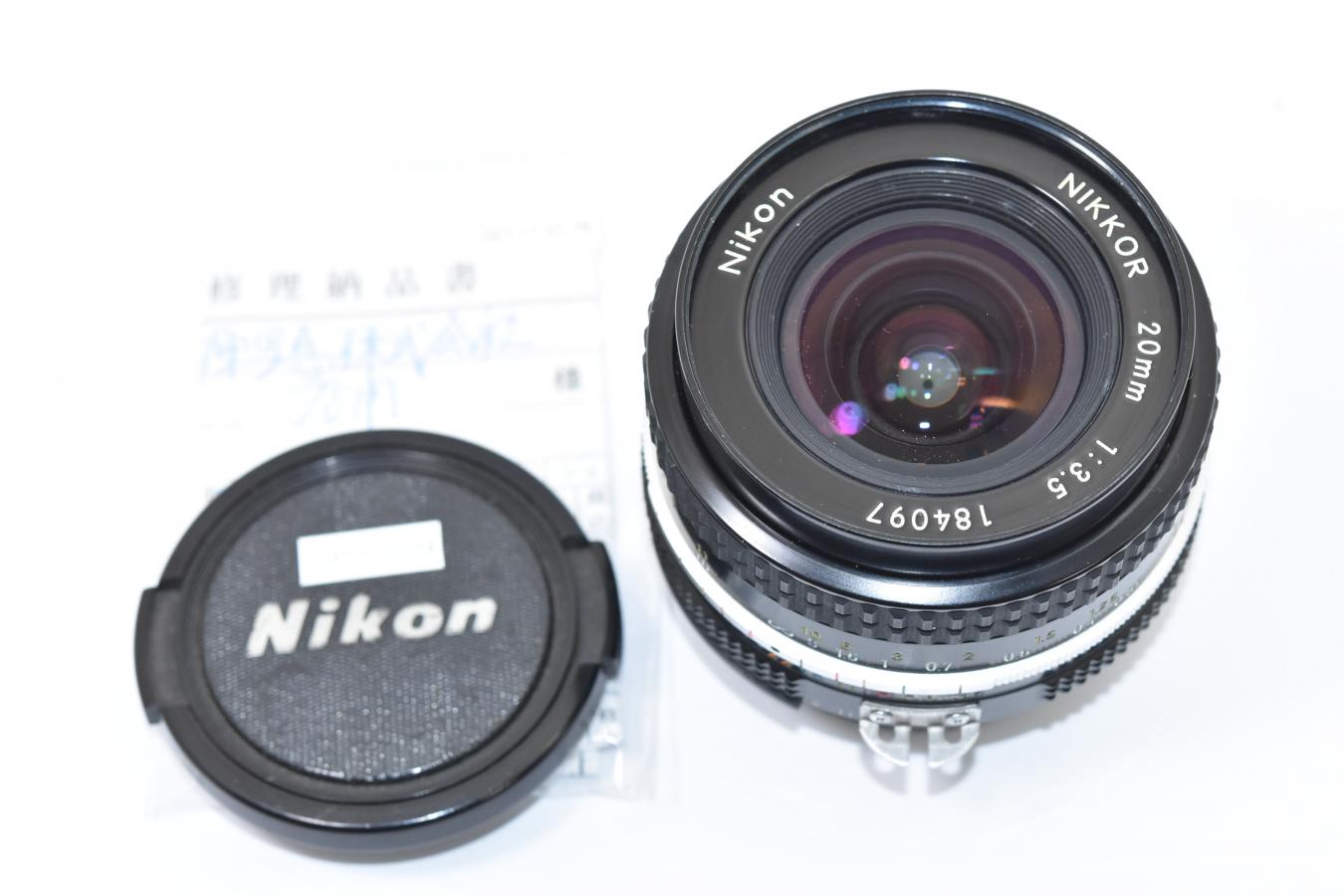 【美品】Nikon Ai Nikkor 20mm f3.5