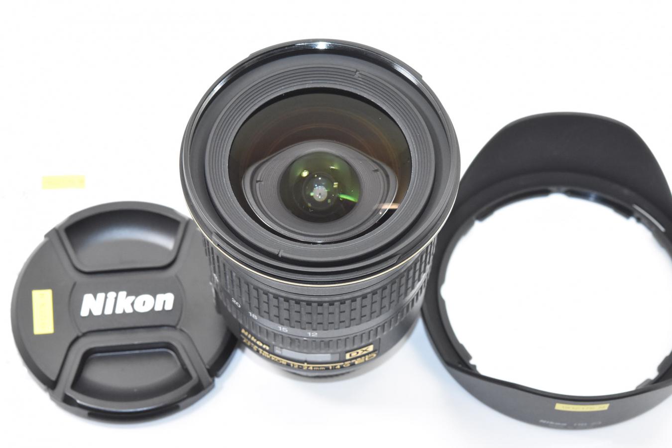ニコン AF-S DX NIKKOR 12-24mm F4G ED 【整備済 純正フードHB-23付