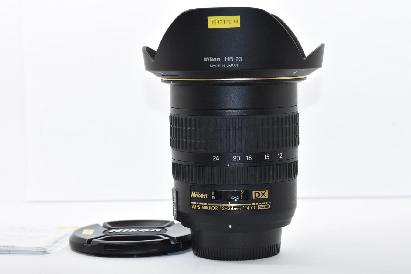 ニコン AF-S DX NIKKOR 12-24mm F4G ED 【整備済 純正フードHB-23付
